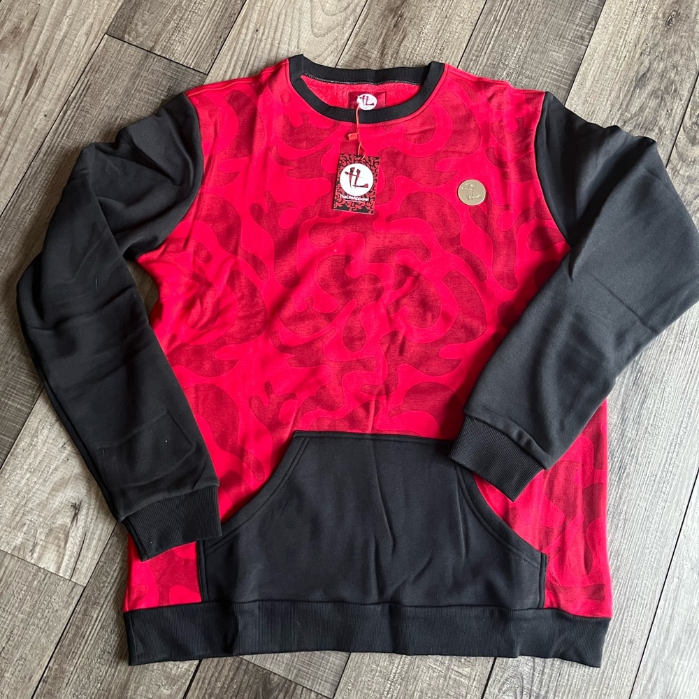 Bone-Thugs-N-Harmony red camo crewneck  From The Life Apparel. Various sizes